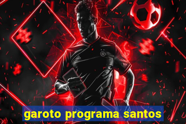 garoto programa santos